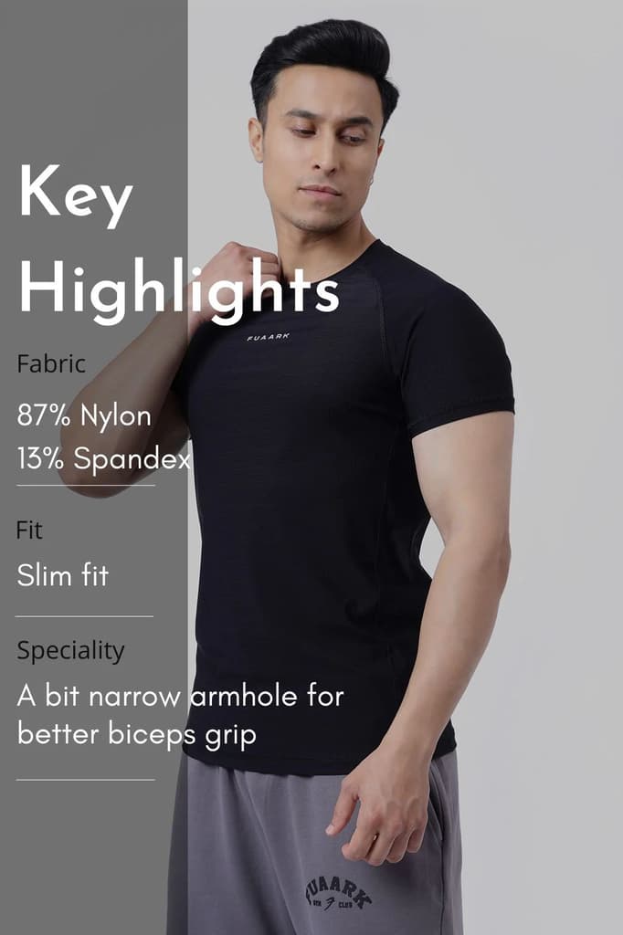 Blaze Nylon T-shirt Black — photo 8
