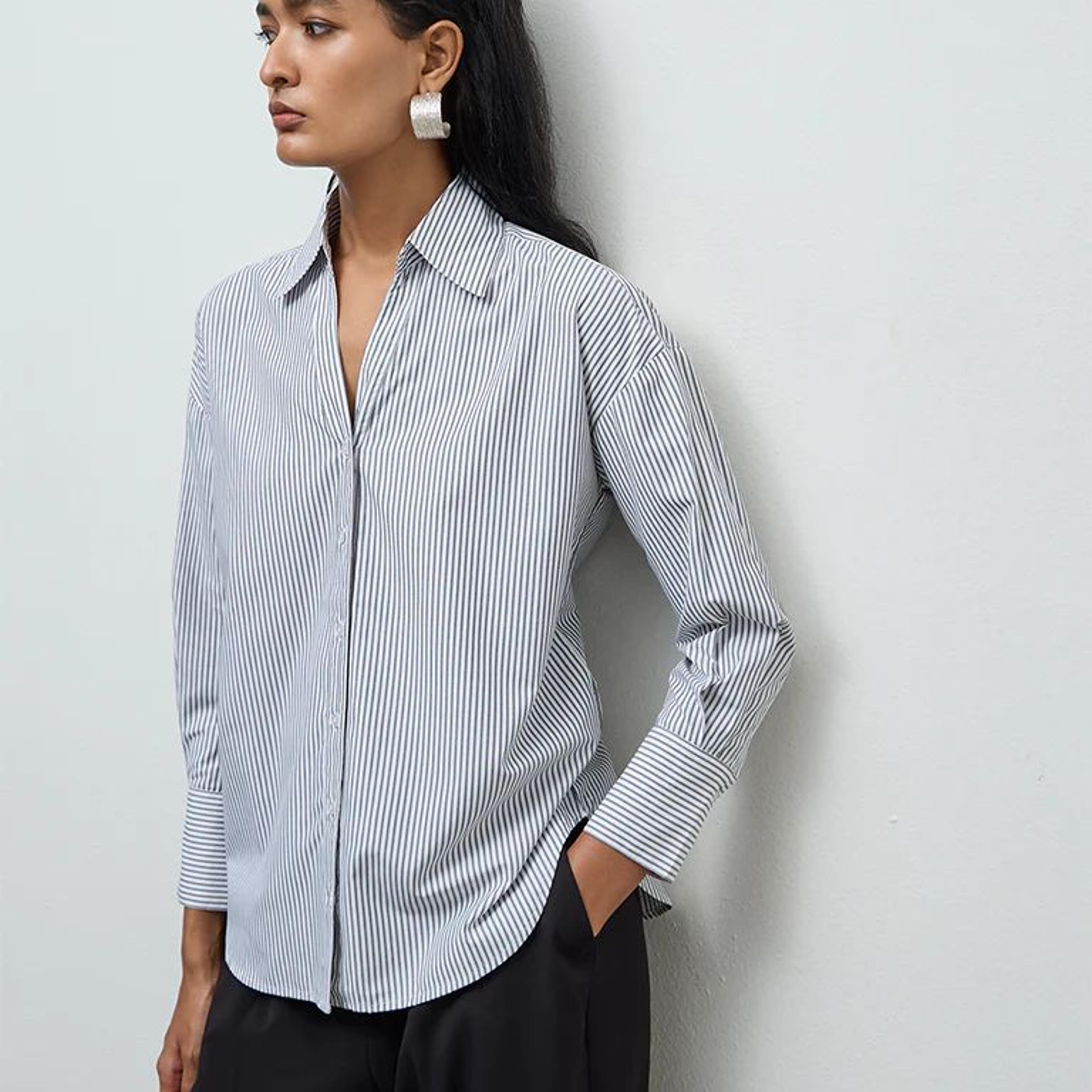 Wardrobe Black Striped Shirt