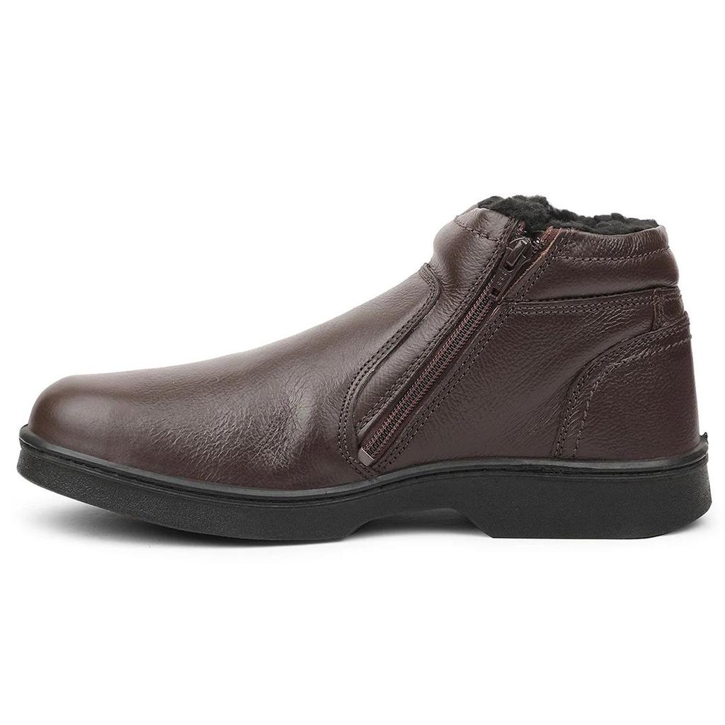 Windsor Brown Casual Non Lacing Boots For Mens 2046-133 By Liberty — photo 3