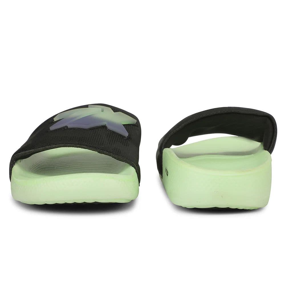 Leap7X NITWALK-L2 Women's Black Casual Slip-on Slippers - Nitro Sole with Colorblock Design — photo 6