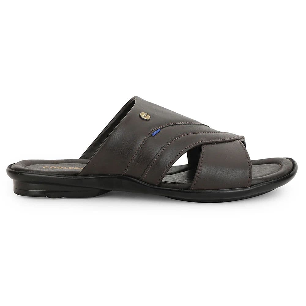 Coolers Brown Casual Flat Sandal For Men SENTOS-1 By Liberty — photo 2