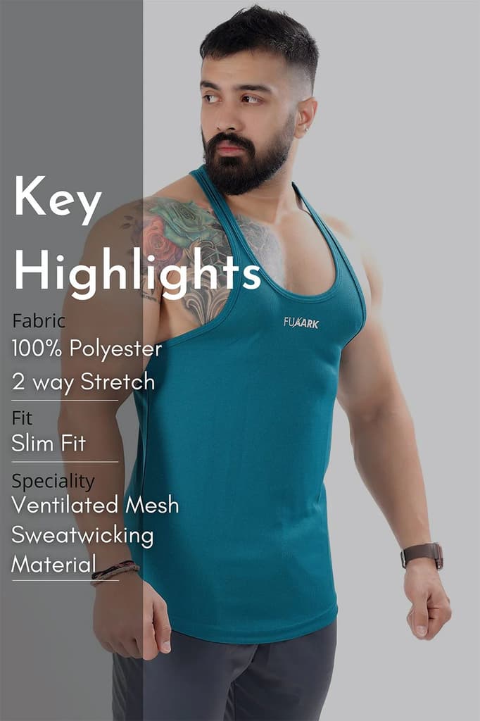 Mesh Stringer Teal — photo 7