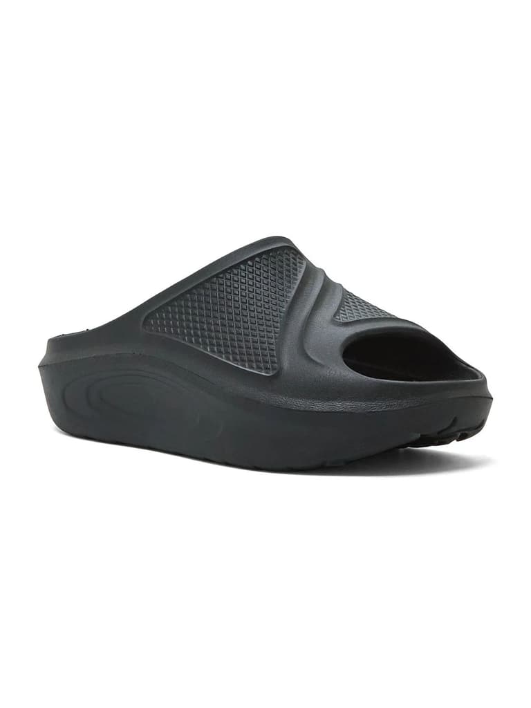 GC-4036 Black Men's Slides — Black / 6