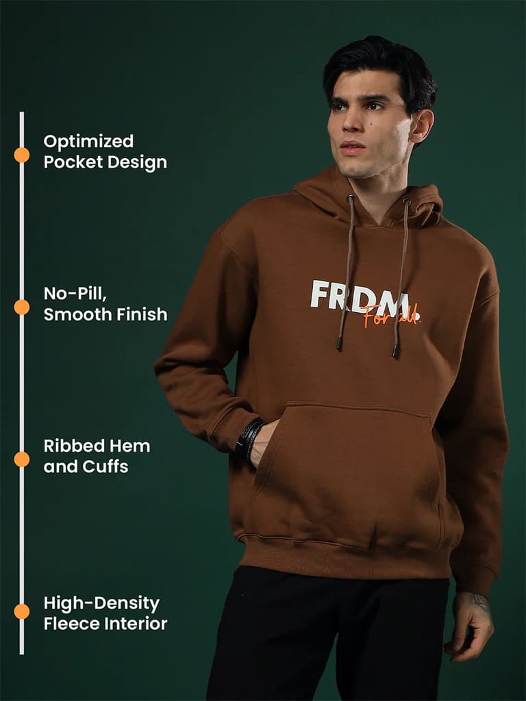 FRDM. Brown Hoodie — photo 6