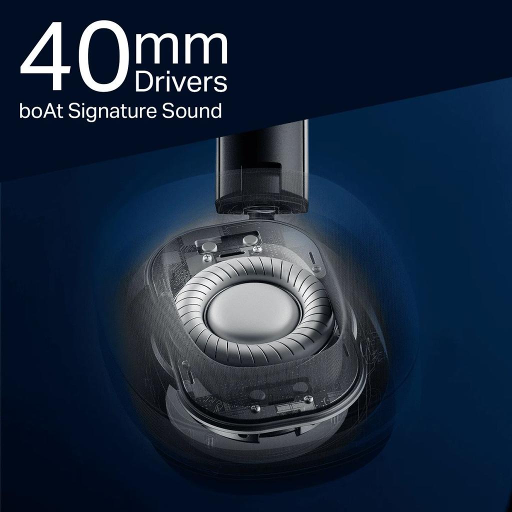 boAt Rockerz Plus 550 ANC | Wireless Headphones with 80H Playback, 40dB Hybrid ANC & boAt Signature Sound — photo 4