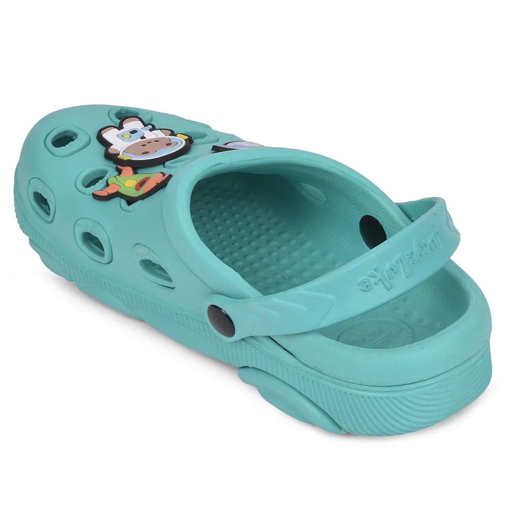 Lucy & Luke Green Slingback Clogs For Kids LPMXT-K834 By Liberty — photo 6