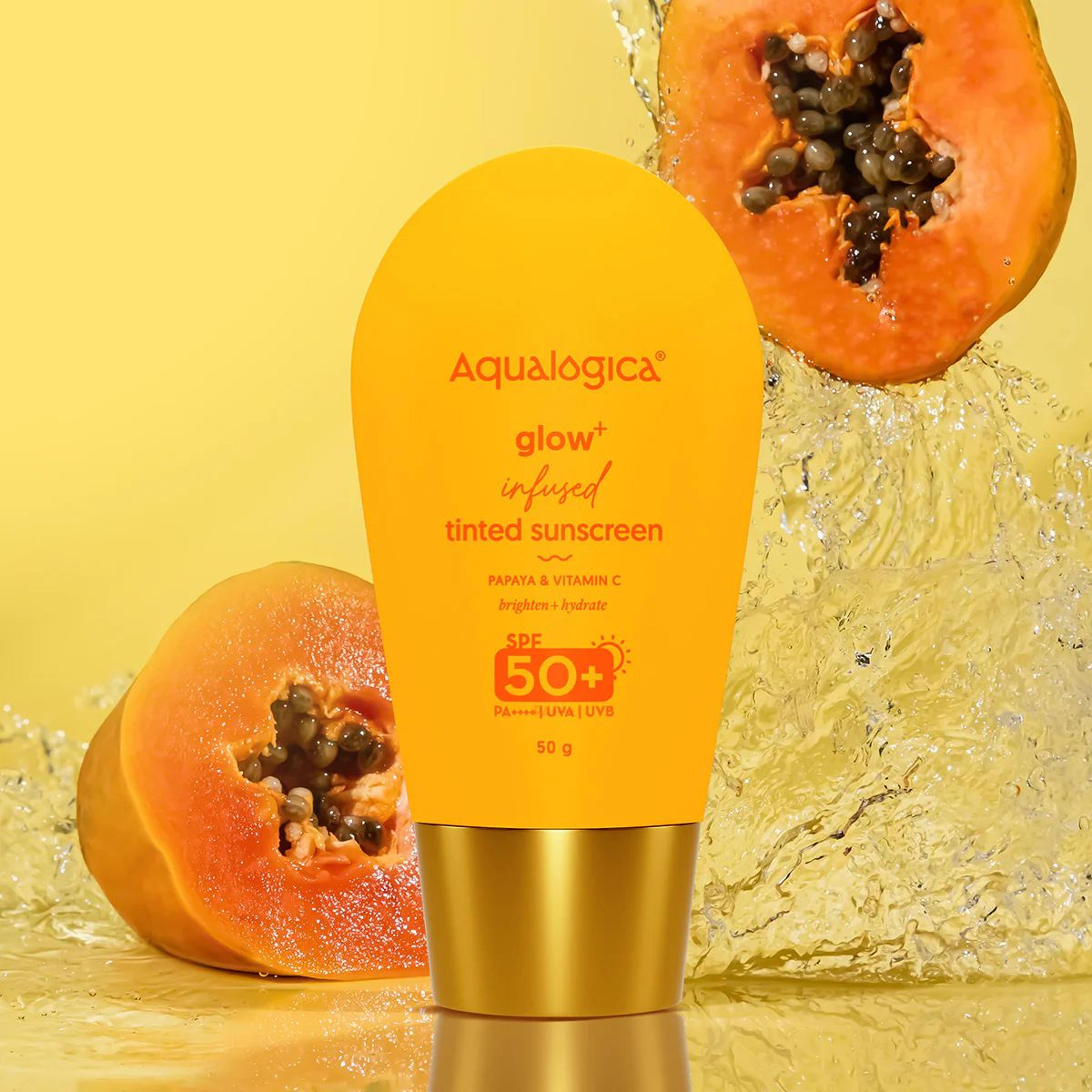 Glow+ Infused Tinted Sunscreen With Papaya & Vitamin C