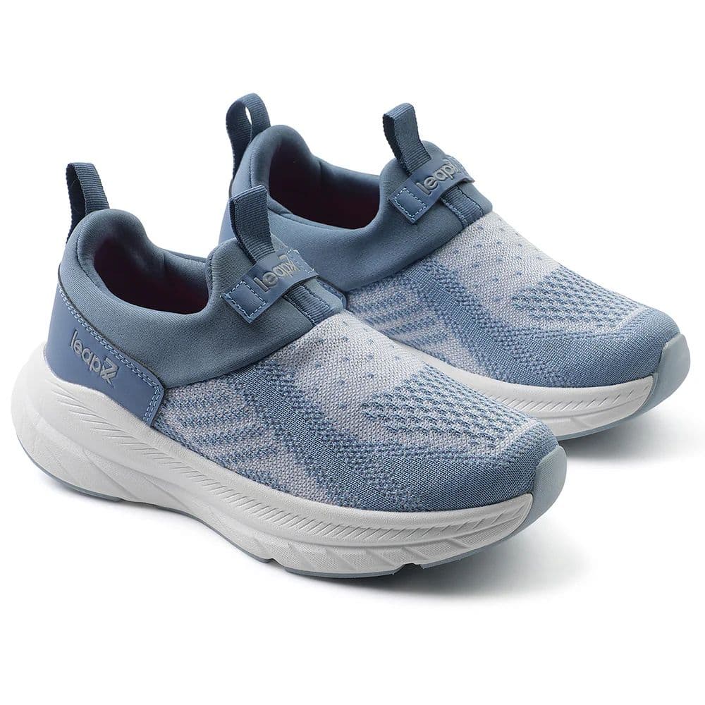 Leap7x Blue Sports Non Lacing Walking Shoes For Women BARCELONAC By Liberty — photo 5