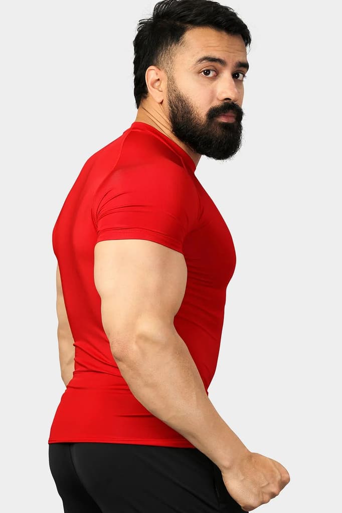 Compression T-shirt Red — photo 5