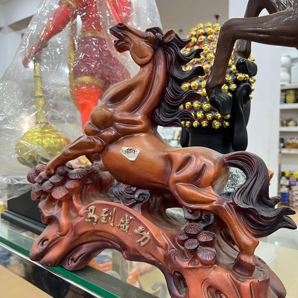 Wooden Horse Figurine | Decoration | Wood | Brown