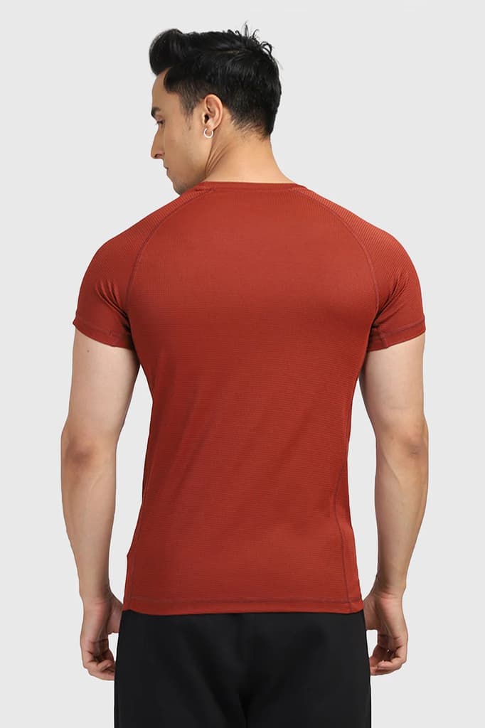 Checks T-shirt Salsa Rust — photo 6