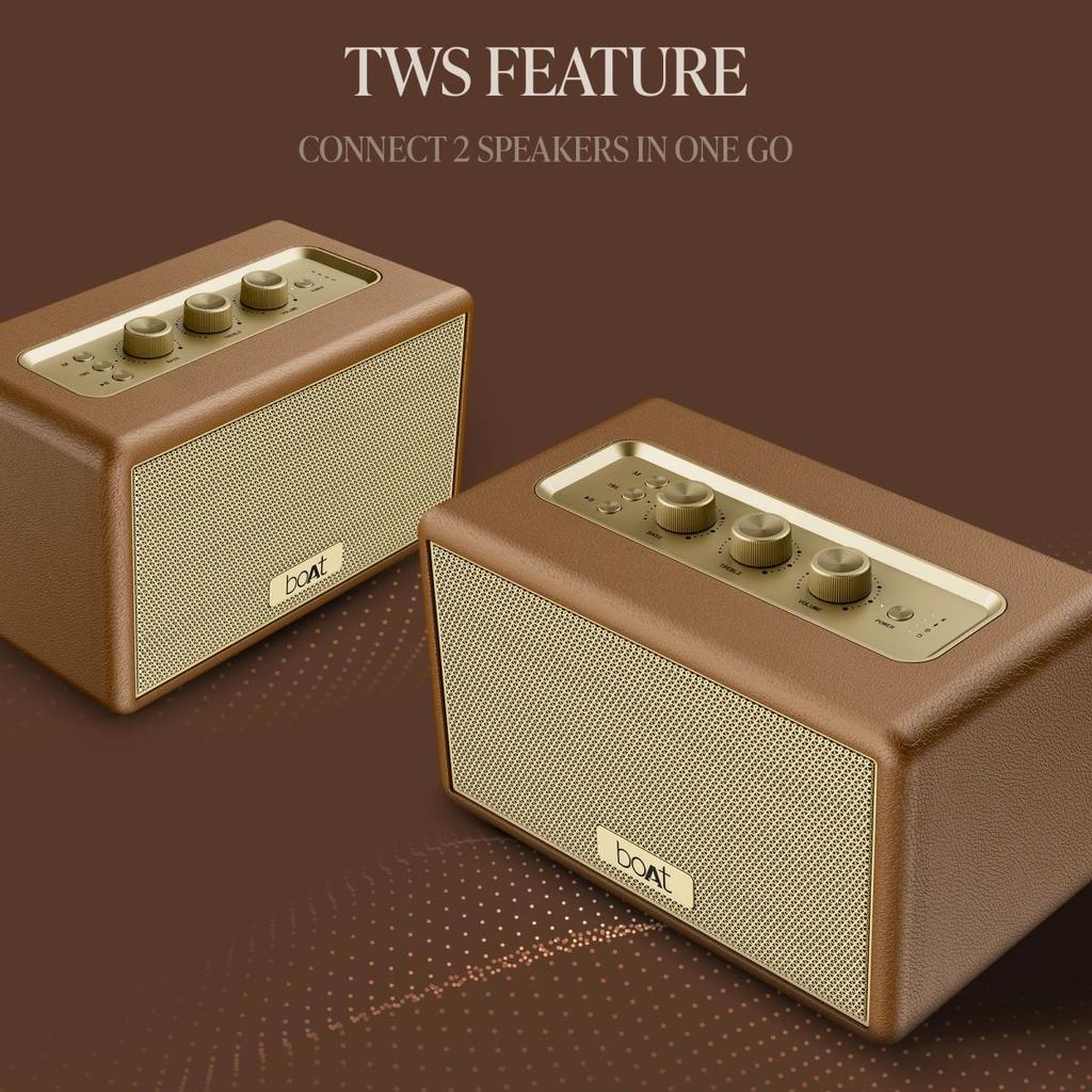 boAt Stone Opus | Portable Bluetooth Speaker with 80W boAt Signature Sound, Built-in Subwoofer, 12 Hours Playback — photo 10