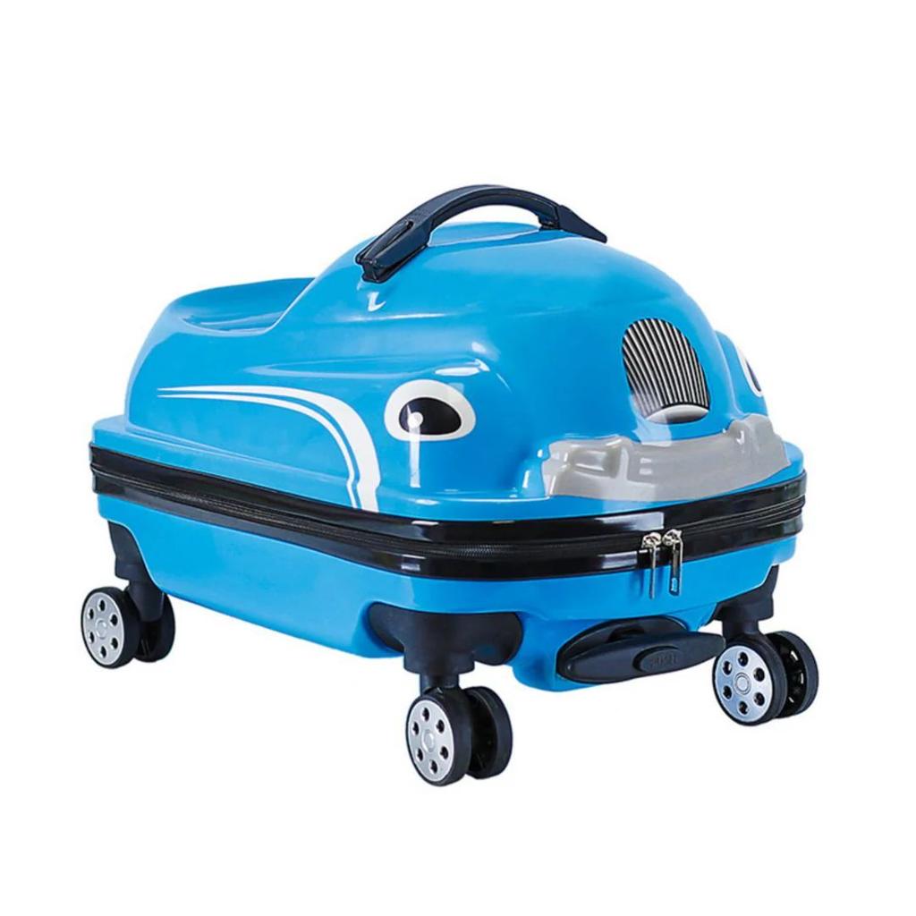 WheelyWagon Kids RideOn Bag – Car Style Hard Shell Travel Trolley for Toddlers — photo 5