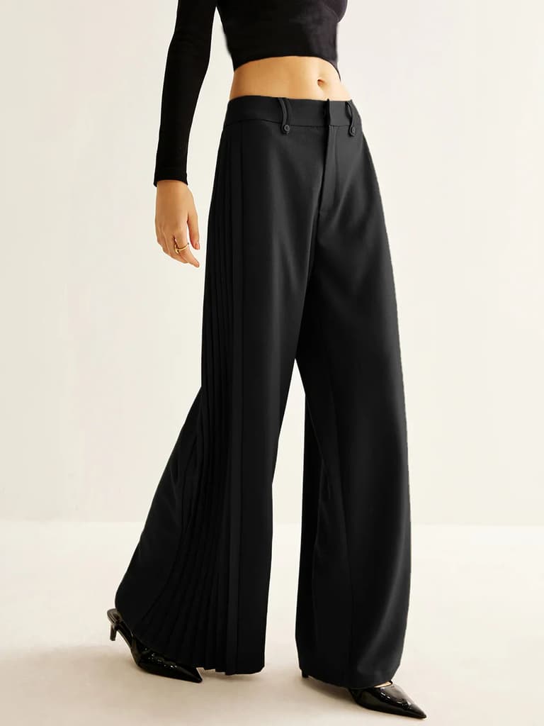 Pleat Please Wide Leg Pants