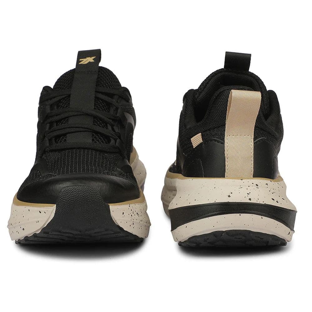 Leap7X ZQ-WFM-07 Black Sports Non Lacing Walking Shoes for Men by Liberty — photo 6