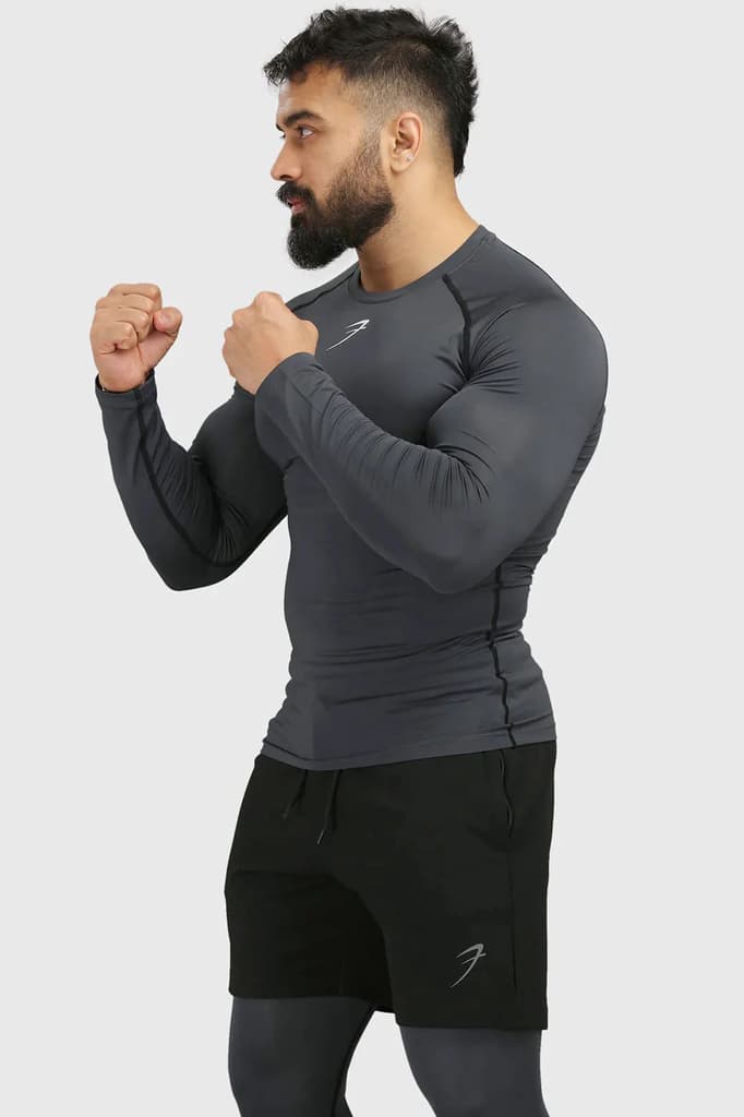 Compression Fullsleeves T-shirt Grey — photo 5
