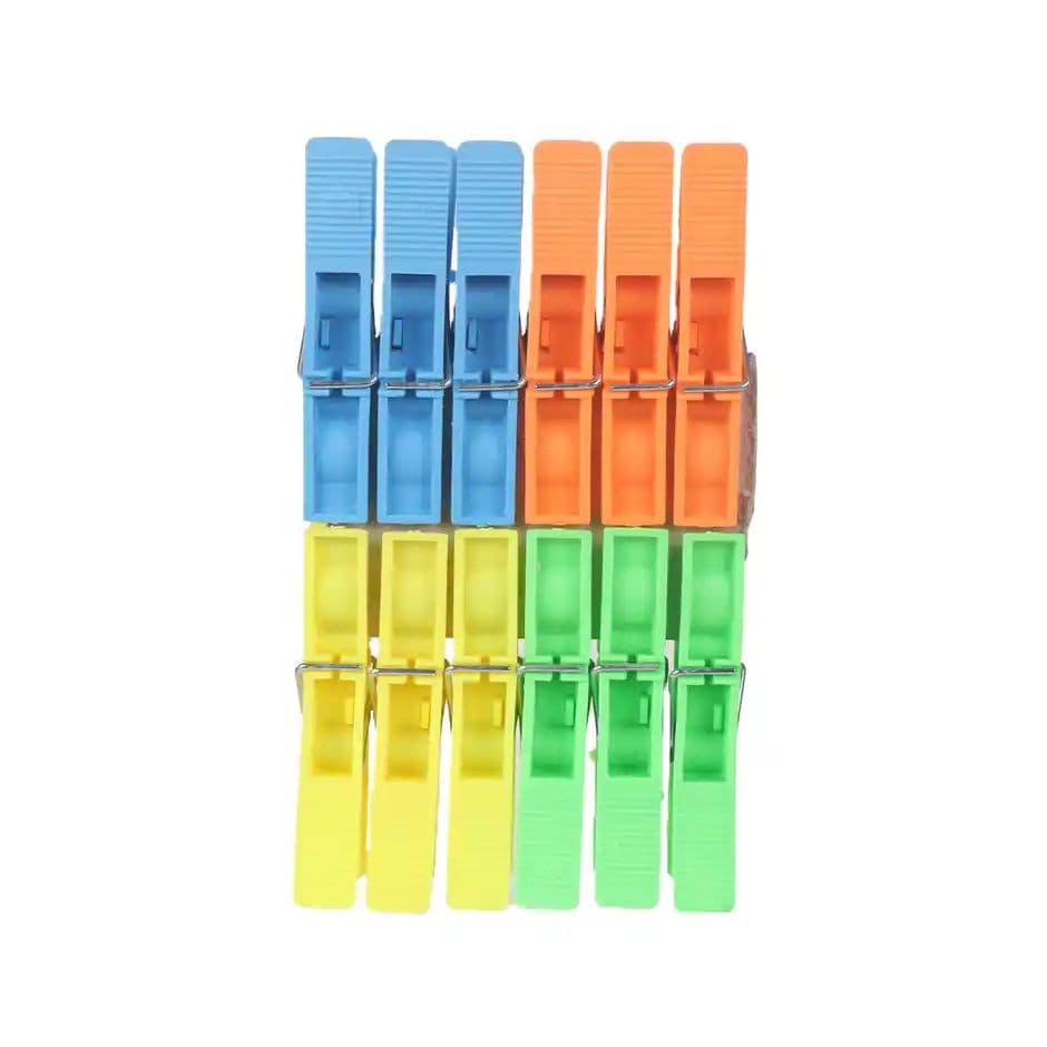 Jatin Civic Plastic Cloth Hanging Clips Set of 12 pcs | Assorted — photo 3