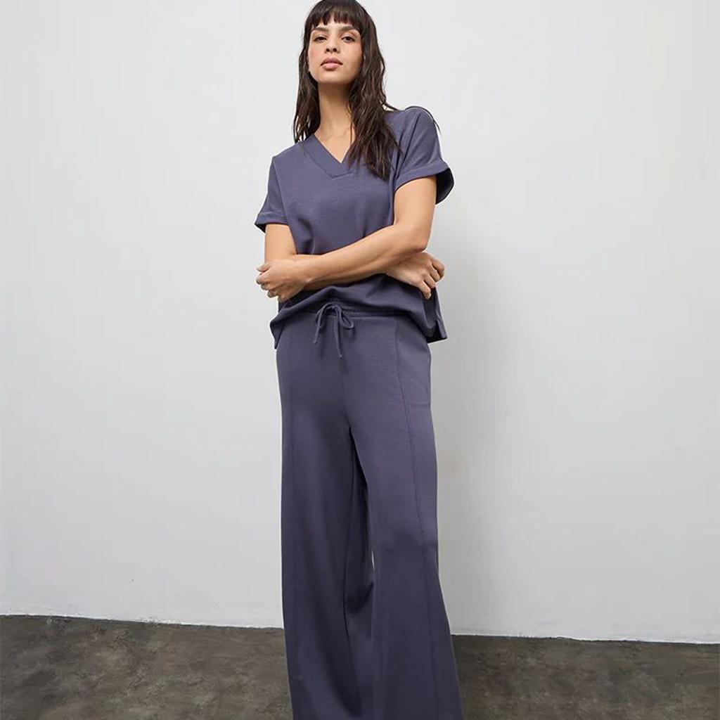 Wunderlove Charcoal Solid High-Rise Pants