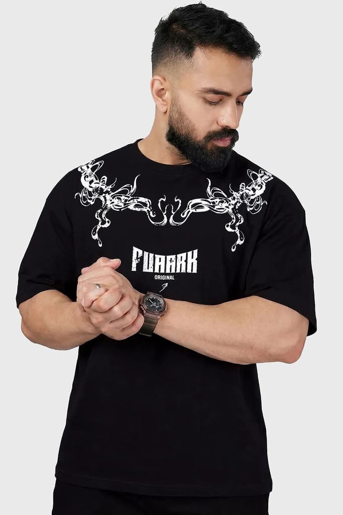 Fuaark Original Oversized T-shirt Black — photo 5