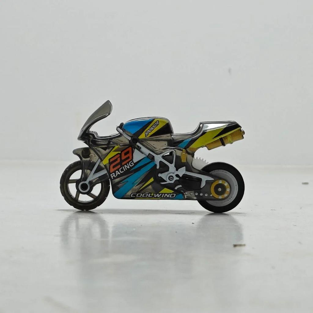 Mini Sparking Stunt Bike Toy – Pull Back, Pop Wheelies & Ignite the Fun! — 29 Blue