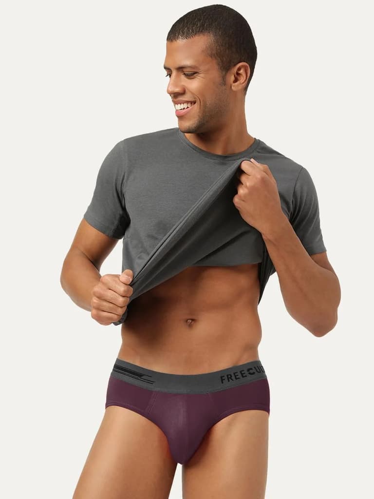 Men's Anti-Bacterial Micro Modal Brief in Contrast Waistband (Pack of 1) — photo 4