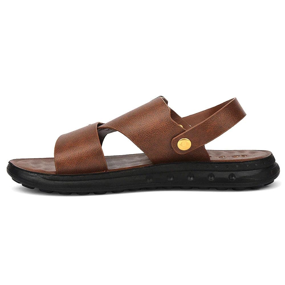 Healers Tan Casual Sandal For Men GHD-81 By Liberty — photo 3