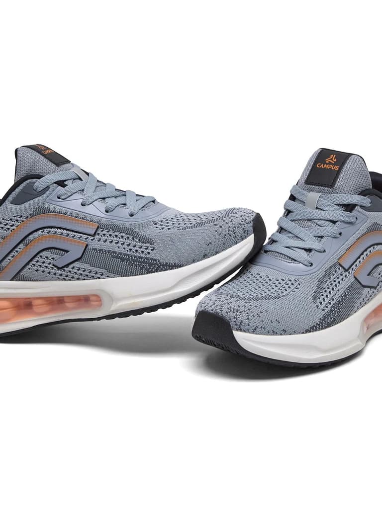 ENCLAVE Grey Men's Running Shoes — photo 7