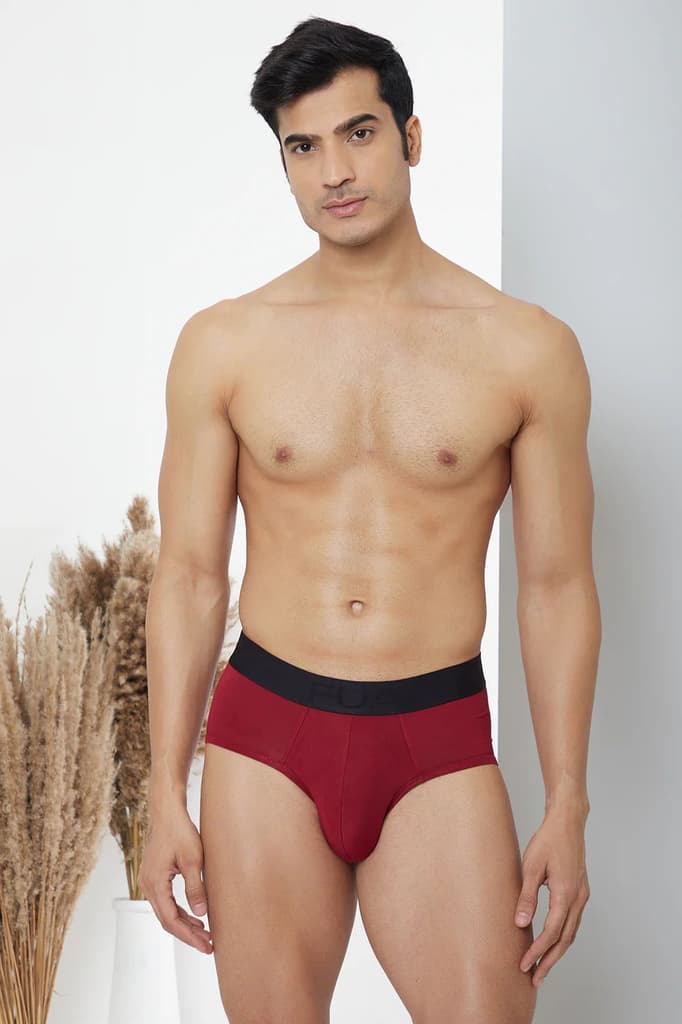 Ultra Soft Modal Briefs Classic Maroon — photo 5