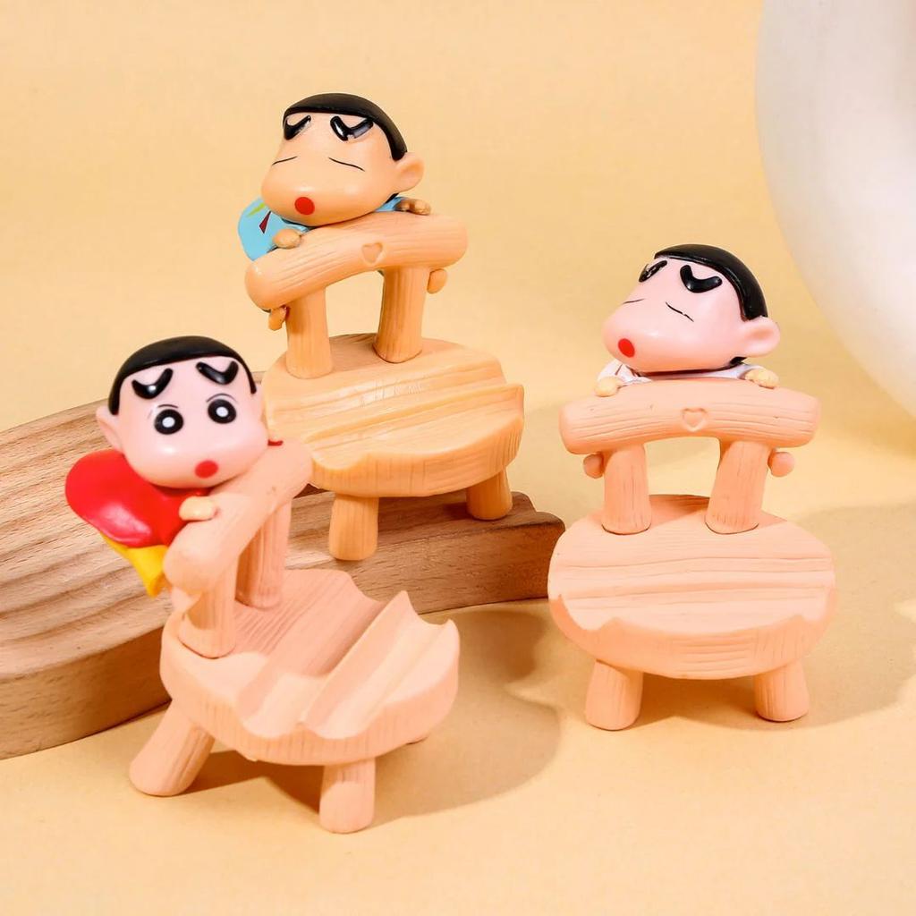 Shinchan on Chair Phone Holder | Cute PVC Figurine Stand for Smartphones — photo 3