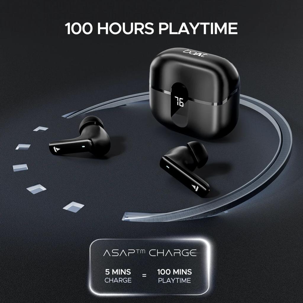 boAt Airdopes 121 Pro Plus | Wireless Earbuds with 100 Hours Playback, 4 Mics with ENx™ Technology, BEAST™ Mode — photo 3