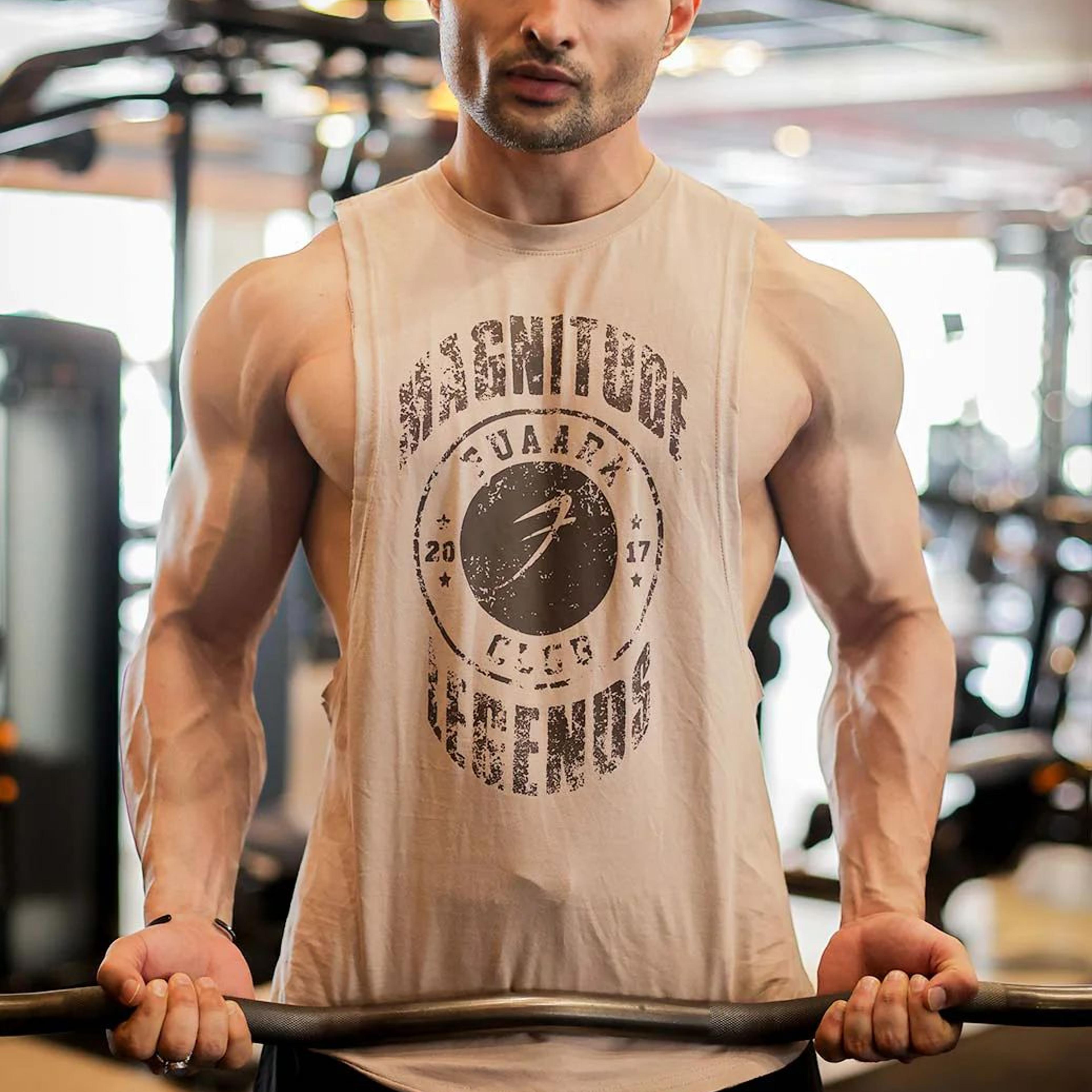 Magnitude Deep Arm Tank Beige