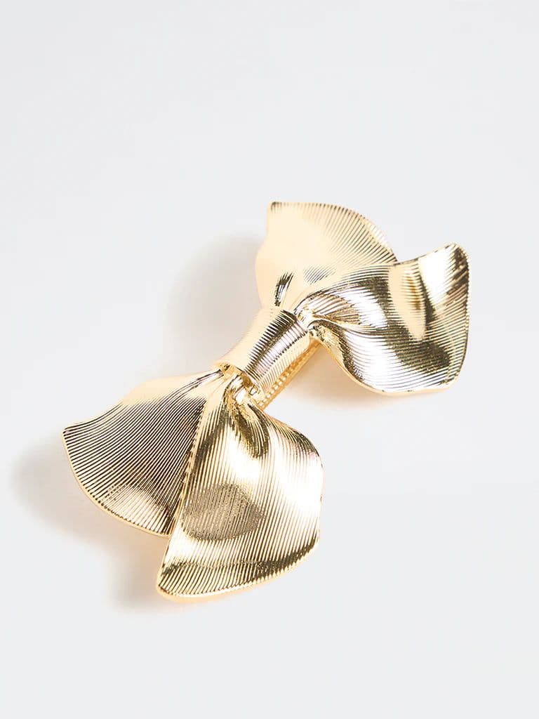 Westside Accessories Gold Bow Clip — photo 2