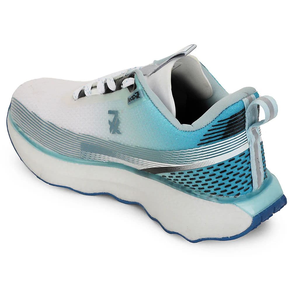 Leap7x Blue Sports Lacing Running Shoes For Men GHD-103 By Liberty — photo 5