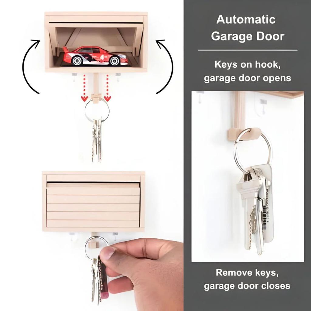 Car Garage Keychain Holder — photo 2