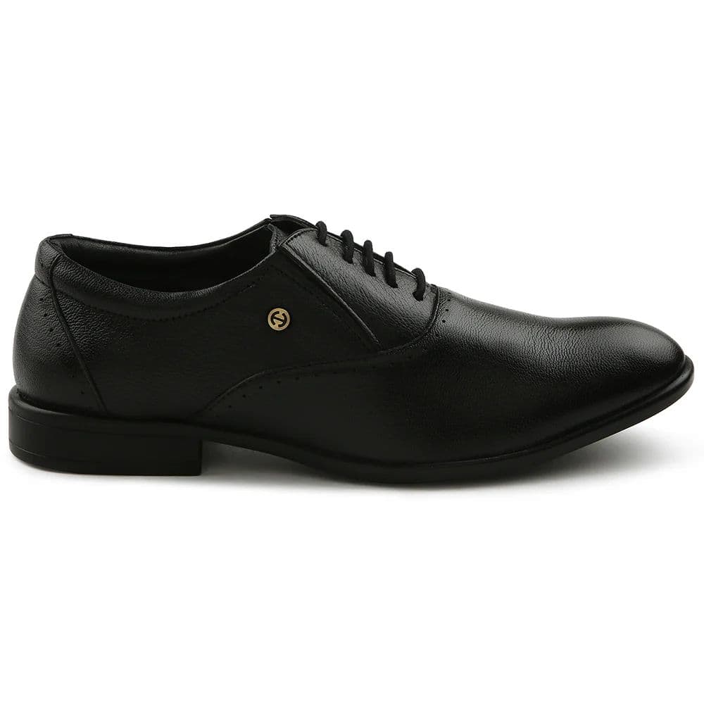 Healers Black Formal Lacing Oxford Shoes For Men U993-18 By Liberty — photo 2