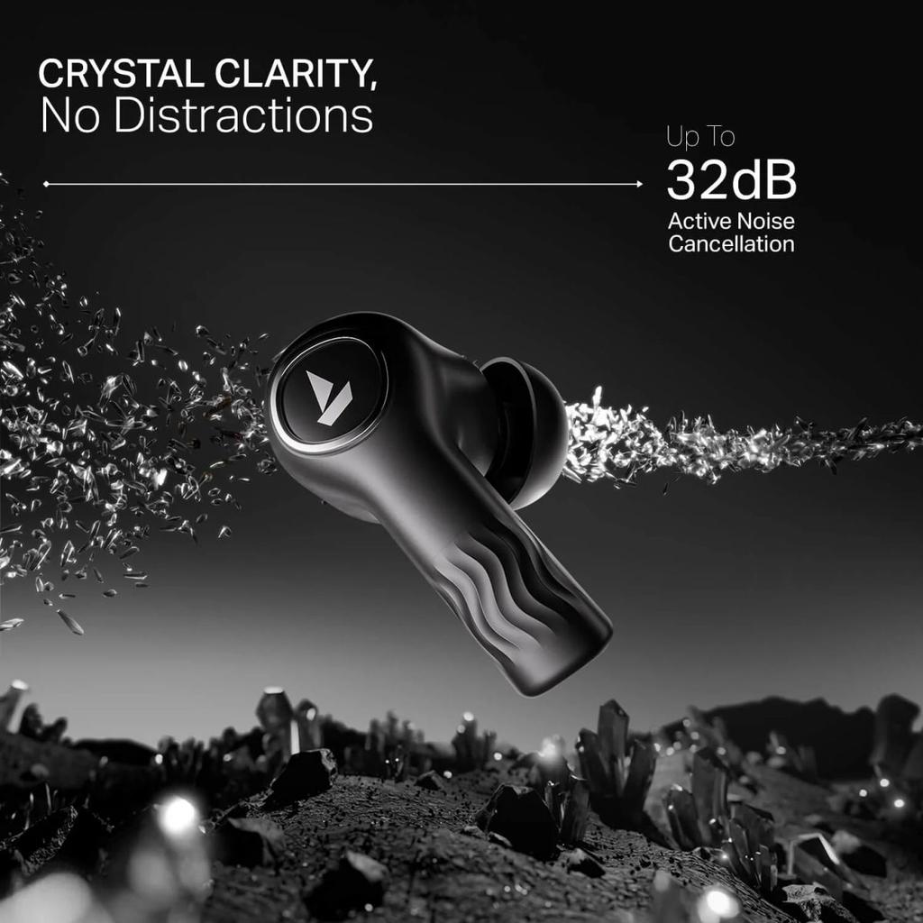 boAt Nirvana Crystl | Wireless Earbuds with 100 Hours Playback, Upto 32dB ANC, BEAST™ Mode, Adaptive EQ by Mimi — photo 7