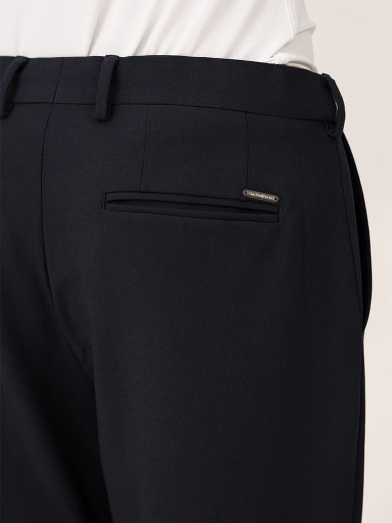Executive Navy Pro.Stretch Formal Trousers