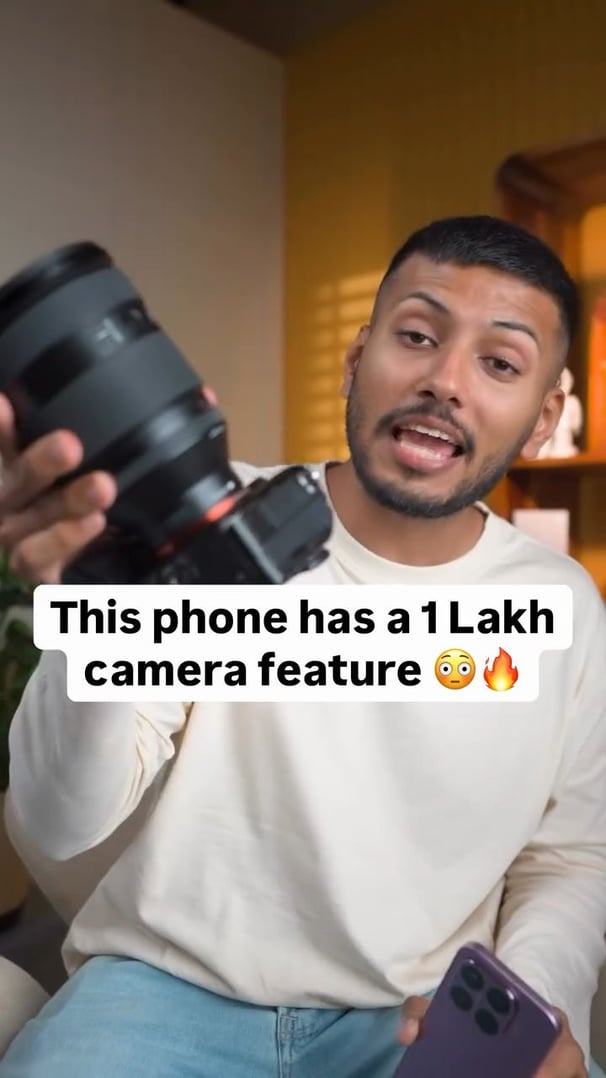 This Phone Has a ₹1 Lakh Camera Feature! 😳🔥