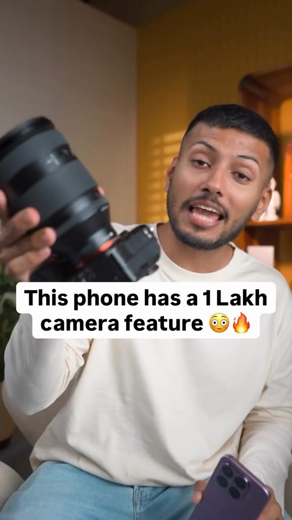This Phone Has a ₹1 Lakh Camera Feature! 😳🔥