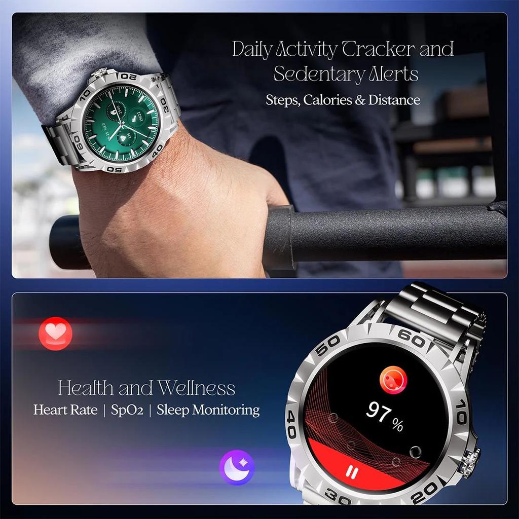 boAt Enigma Orion | Smartwatch with 1.39" HD Display, AI Voice Assistant, HR, SpO2 & Stress Monitoring, Sleep Monitor — photo 8