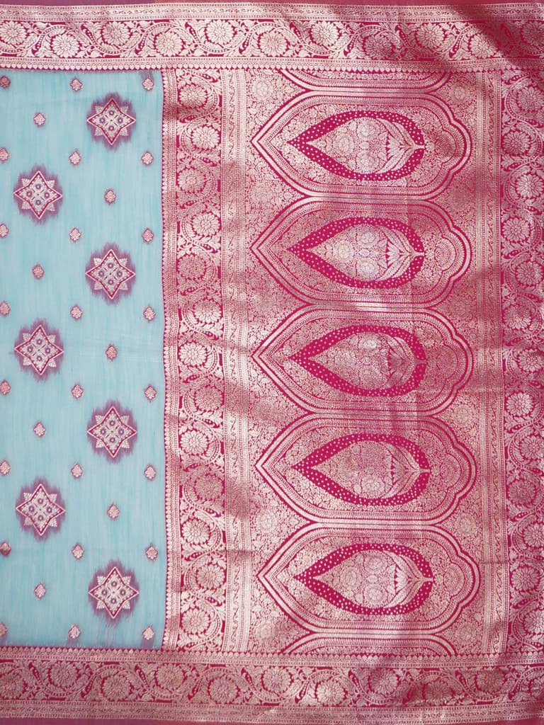 Mimosa Women's Woven Design Kanjivaram Style Art Silk Saree With Blouse Piece : SA00002068SFFREE — photo 6