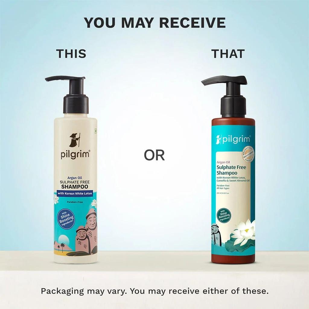 Argan Oil Sulphate Free Shampoo with Korean White Lotus, Camellia & Sweet Almond Oil — photo 3