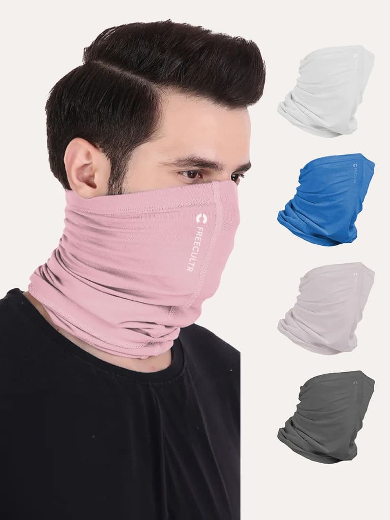Unisex Organic Bandana Masks - Plain (Pack of 5) — photo 12