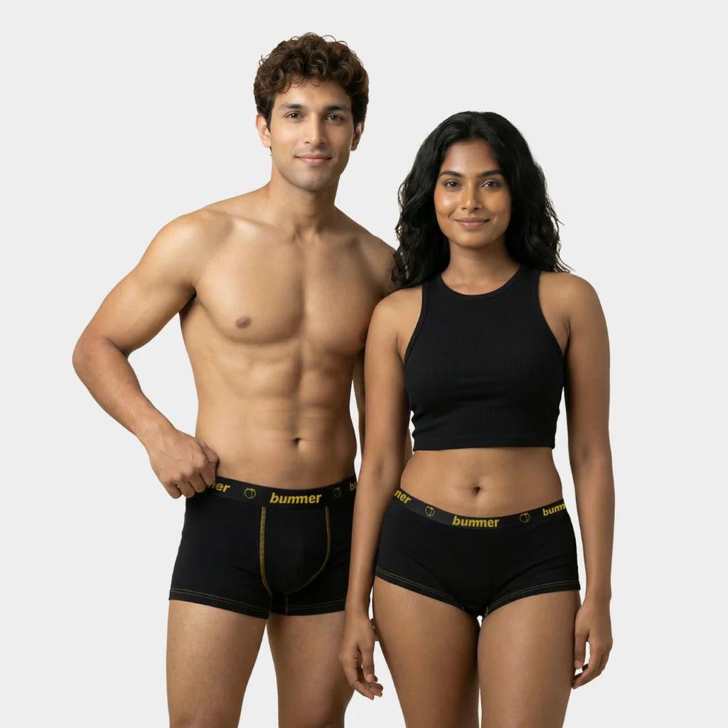 Trunks & Boy Short Matching Set - Noir — photo 2