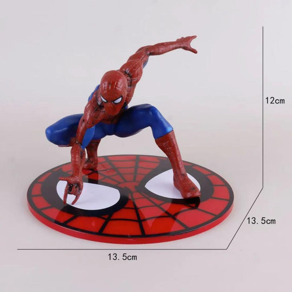 Spider-Man Classic Landing Action Figure – Hero Pose PVC Statue — photo 2