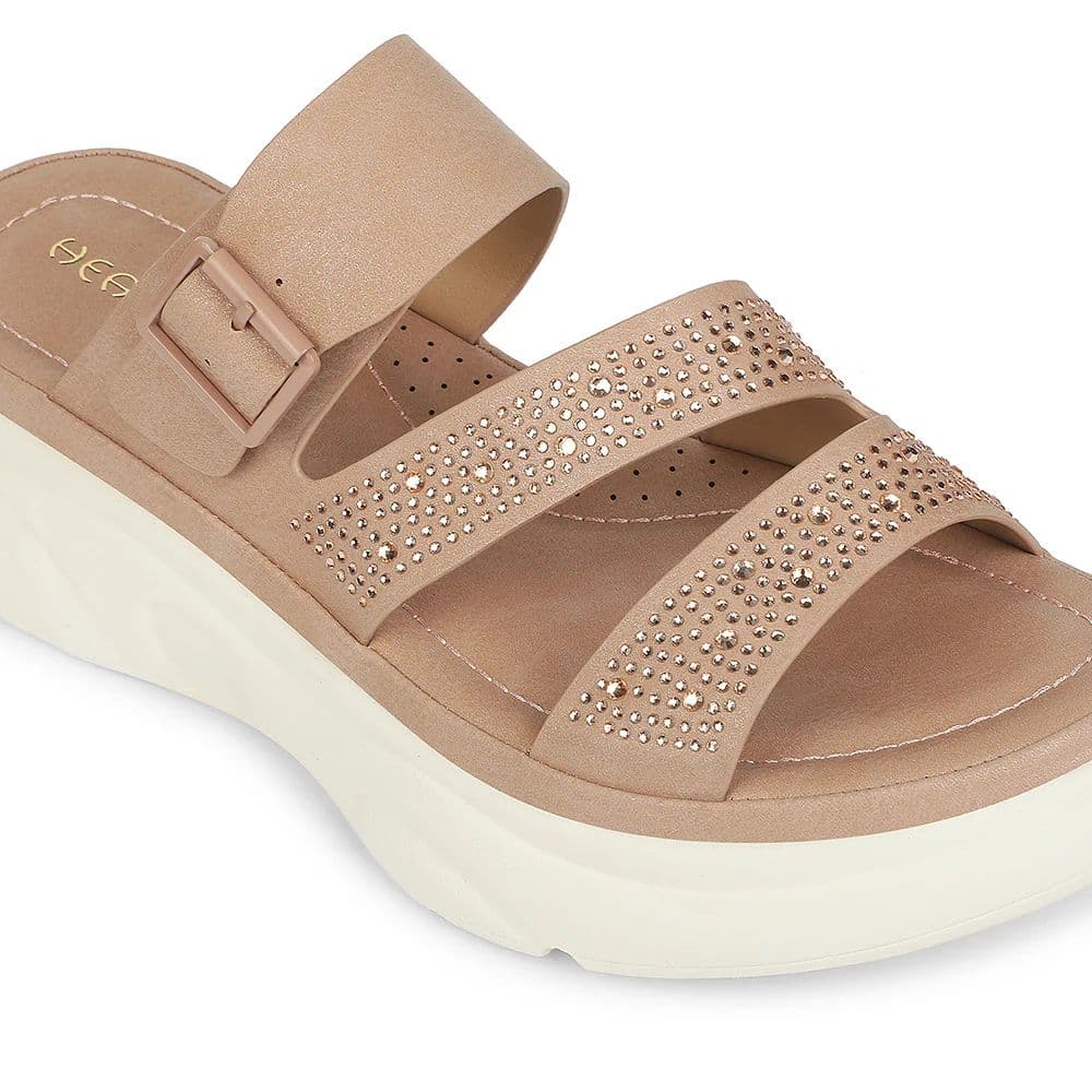 Healers Pink Casual Flat Sandal for Women ZQ-XYSL-09 by Liberty — photo 5