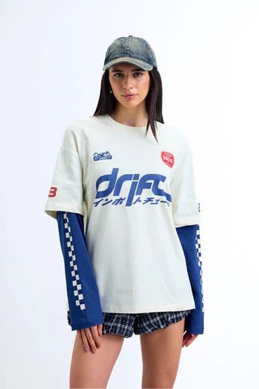Blue Line Drift Long Sleeve T-shirt — photo 10