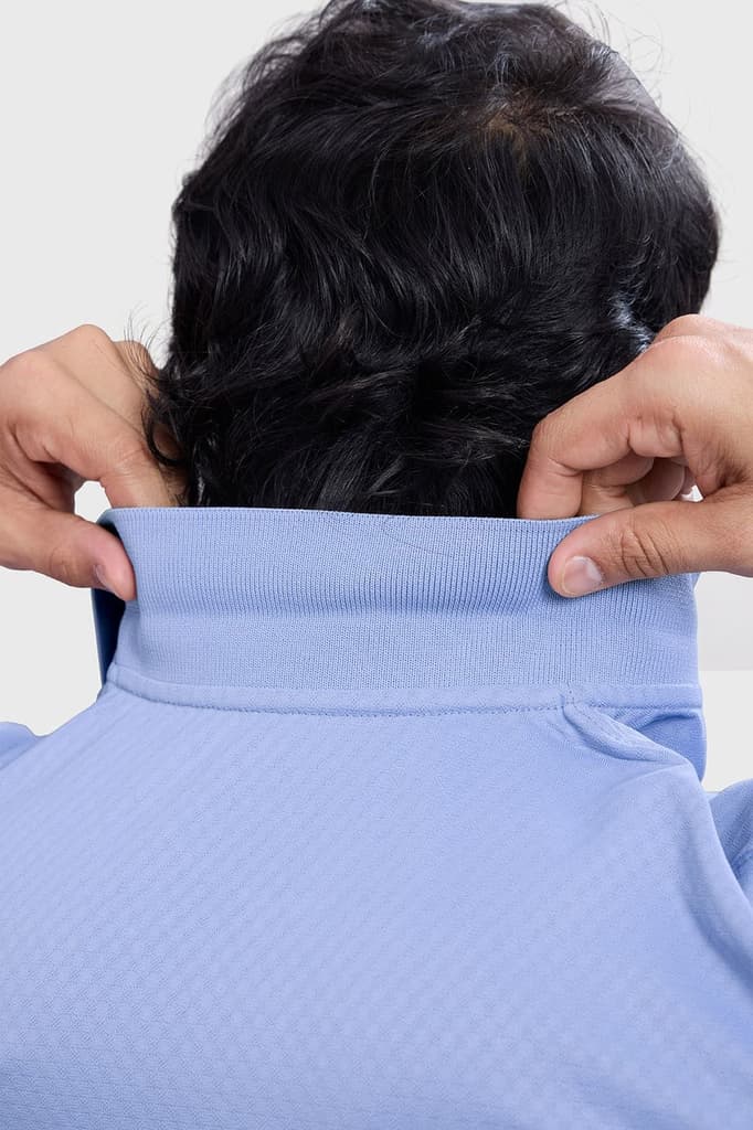 Wave Polo T-shirt Light Blue — photo 6