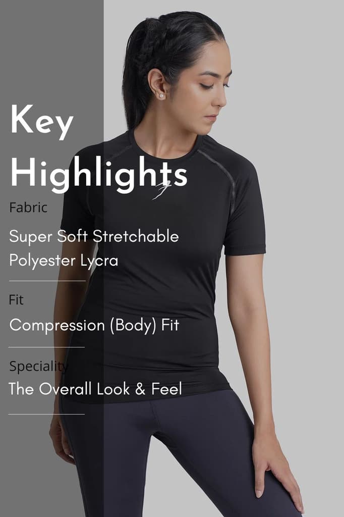Compression T-shirt Black — photo 8