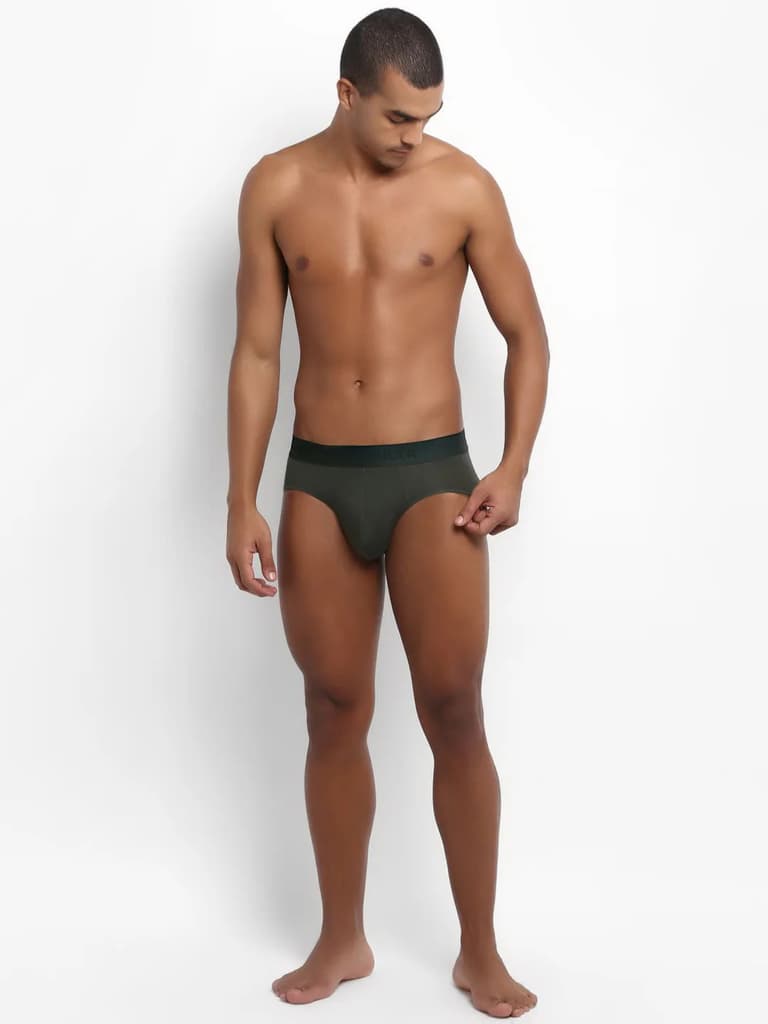 Men's Anti-Bacterial Micro Modal Brief in Solid Waistband (Pack of 3) — photo 6